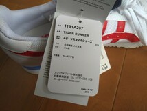 ASICS RUNNER アシックス製 ランナー 白/赤 WHITE/RED 27.0cm_画像7