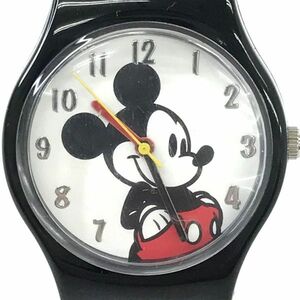 新品 ミッキーマウス MICKEY MOUSE 腕時計 K130-6377-7-14220 クオーツ アナログ ラウンドDisney ディズニー 電池交換済み 動作確認済み