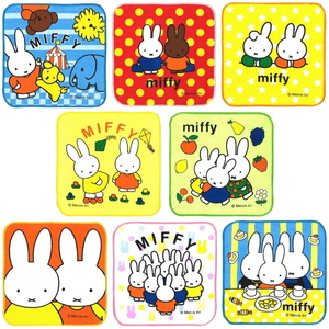  Miffy Mini полотенце носовой платок 8 рисунок каждый 1 шт. комплект B