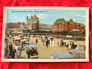 7097/米国Antique絵葉書 ニュージャージー州 マールボロ-ブレナム ホテル アトランティックシティ アメリカ ポストカード