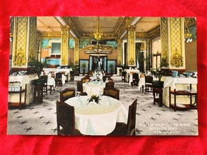 7080/米国Antique絵葉書 ニューオーリンズ ソト ホテル ダイニングルーム アメリカ ポストカード