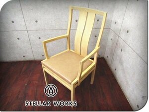 新品/未使用品/STELLAR WORKS/FLYMEe/BM Dining Chair/Borge Mogensen/アッシュ材/グレンホワイト/ベージュ/アームチェア/100100円/ft8294m