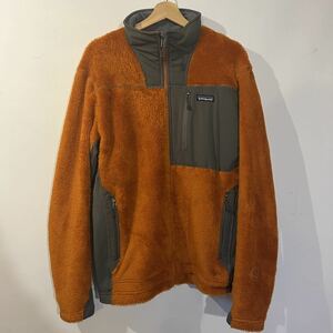 美品 patagonia パタゴニア R3 フリースジャケット オレンジ L ハイロフト