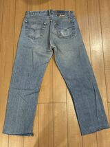 リーバイス 501 デニム USA製 W33 L34 80s カットオフ Levis ジーンズ ヴィンテージ_画像2