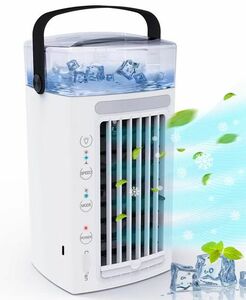 [2022. class version 4in1 cold air fan ] electric fan humidifier cooling air cleaning Night light 3 -step manner speed adjustment 480ml high capacity nature manner & cold manner change possibility * aroma function 