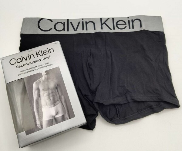 【Lサイズ】Calvin Klein(カルバンクライン) ローライズボクサーパンツ ブラック 1枚 メンズボクサーパンツ 男性下着 NB3130