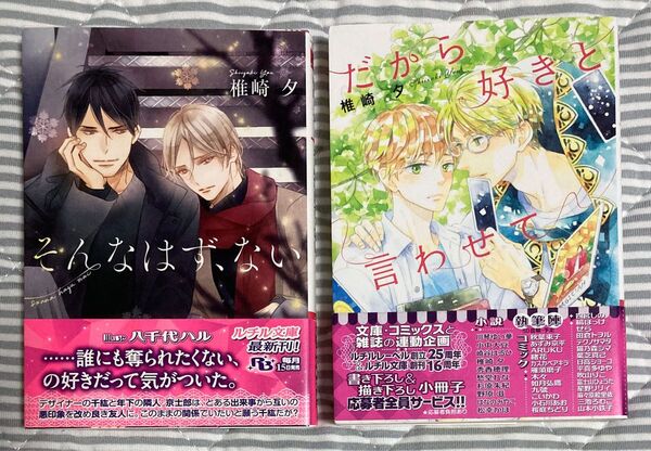 ルチル文庫 BL小説 2冊セット 椎崎夕