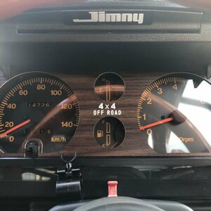 [ бесплатная доставка ] Jimny JA11 установка специальный Brown под дерево панель приборов украшать jimny custom детали 