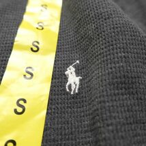 未使用品 ポロラルフローレン クルーネック サーマルTシャツ 長袖 (S) 灰 ロンT ロングスリーブ ワッフル POLO RALPH LAUREN_画像3