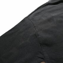 90's USA製 ラッセル ジャージーズ ソリッドカラー スウェット シャツ 黒 (L) ブラック 無地 90年代 アメリカ製 旧タグ オールド スエット_画像8