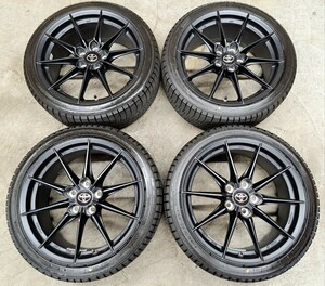 【ほぼ新品】トヨタ GRヤリス 純正 RZHigh performance1st Edition 専用 ホイールタイヤ BBS 鍛造 225/40R18 ダンロップ WM03 スタッドレス