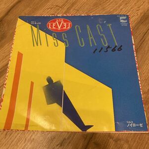 見本盤、Ｌ-E-V-E-Ｌ、miss CAST、7インチレコード、和モノ、昭和歌謡