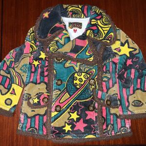  Boo Foo Woo back a Ray BACK ALLEY corduroy jacket coat outer garment 100. used total pattern 
