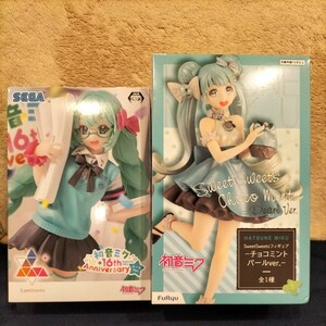 新品未開封　初音ミク　ルミナスタ　16th アニバーサリー　ぶーた　スウィーツ　フィギュア　チョコミント　パール　一番　美少女　