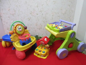 [GY4346/17] Winnie The Pooh * Anpanman etc toy 3 point together set good .. Jim War car / toy for riding /.....ga tea 