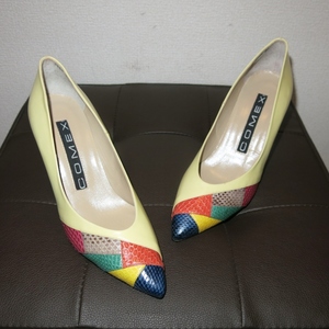  only less two! almost unused |komeks|Comex|23.|po Inte dotu pumps | multicolor |i1151