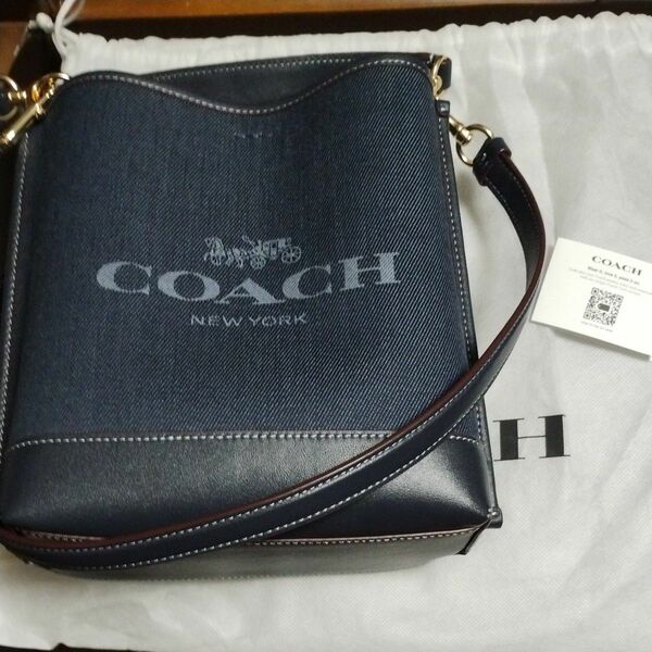  最終値下げ！COACH ショルダーバッグ モリー バケット 2WAY 斜めがけ CH224 IMDEI(デニム) 