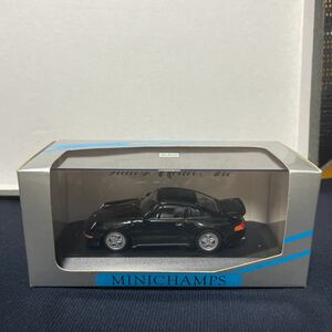 1/43 ミニチャンプス ポルシェ1995 911RS (993) EU仕様 ブラック 暗室保管美品