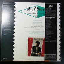 アナログ ●PAUL YOUNG/COME AND STAY ・YOURS ～ （邦盤） 12・3P-510 帯・解説あり _画像2