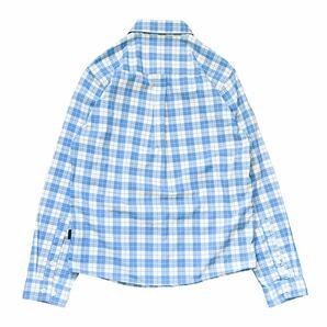 ‘16 patagonia パタゴニア 長袖 フェズマンシャツ チェック ブルー 水色 Sサイズ アウトドア オーガニックコットン タータン 2016年製の画像3