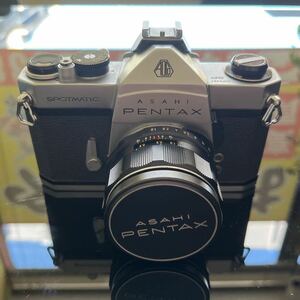 PENTAX ペンタックス SPOTMATIC ボディ Super-Multi-Coated TAKUMAR 1:1.8/55 マニュアルフォーカス レンズ 一眼レフカメラ　動作未確認