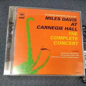 MILES DAVIS AT CARNEGIEHALL THE COMPLETE CONCERT 2枚組　中古CD