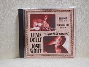 [CD] BLACK FOLK SINGERS - LEADBELLY & JOSH WHITE 