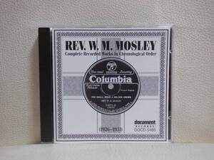 [CD] REV. W. M. MOSLEY / 1926 - 1931