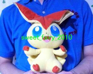 ポケットモンスター ★ ちょいでか！　可愛い ビクティニ ぬいぐるみ / ポケモンセンター / 2011 / 可愛い / 定形外送料350円 ♪