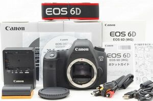 ☆極上美品☆ Canon キャノン EOS 6D ボディ 元箱 付属品 Shot数 僅か 7,400枚前後！ ♯23090104