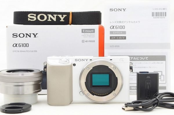 SONY α6100 ILCE-6100L パワーズームレンズキット オークション比較