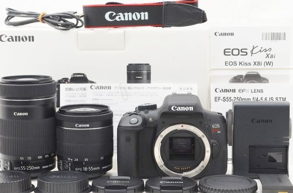 CANON EOS Kiss X8i ダブルズームキット オークション比較 - 価格.com