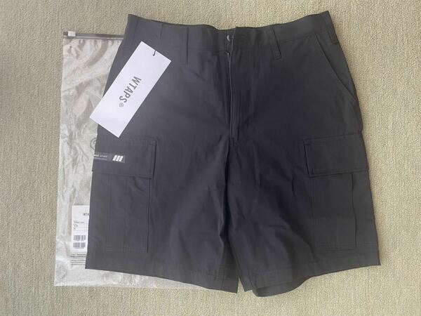 WTAPS MILS9601 SHORTS / NYCO. RIPSTOP Black size L 新品未使用