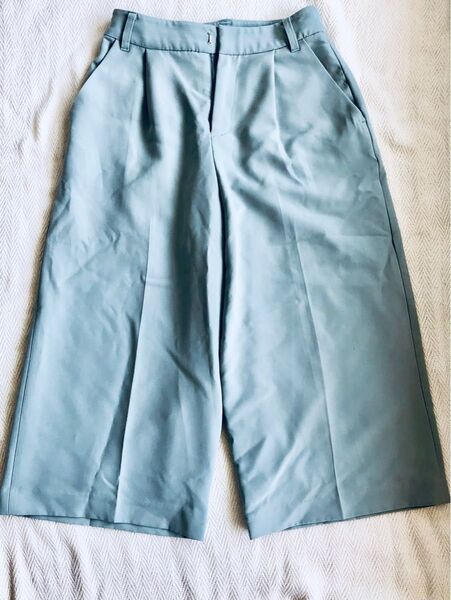 ワイドパンツ ガウチョパンツ アンクルパンツ OPAQUECLIP レディースパンツSサイズ