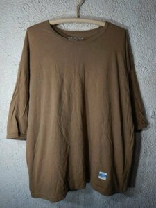 to6924　relume JOURNAL STANDARD　ARMY TWILL　ジャーナル　スタンダード　レリューム　アーミーツイル　７分袖　tシャツ　大きめ　人気