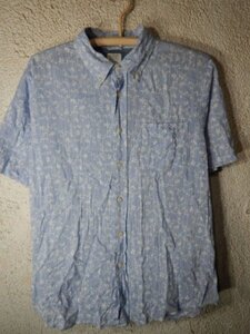 to6930 BACK NUMBER バック ナンバー 半袖 小花柄 デザイン 涼しげ ボタンダウン シャツ 人気 送料格安