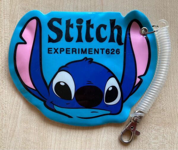 Stitchスティッチ パスケース カードケース コイルストラップ キーホルダー