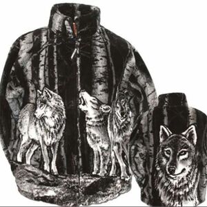 Black Mountain Wolf Fleece Jacket 試着のみ