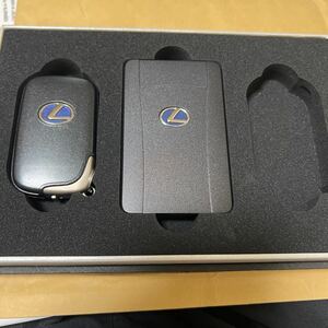 未使用保管品他☆ レクサス CT純正スマートキー　2ボタン 271451－5300 スマートキー ＆カードキー　001YUA－1048 ブルーマーク　54