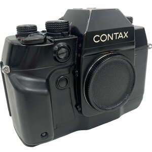 23-3373 【良品】 コンタックス AX フィルムカメラ 電池式 ブラック 黒色 家電 電化製品 撮影 写真 CONTAX