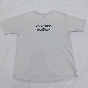 nonnative　半袖 Tシャツ　サイズ３　ライトグレー　ノンネイティブ　NN-T4116　DWELLER S/S TEE FOLLOWING THE FOUNTAIN VW