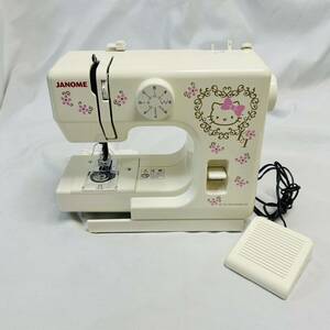 JANOME ジャノメ ハローキティ HELLO KITTY コンパクトミシン 電動ミシン KT-35 ハローキティー サンリオ ジャンク品