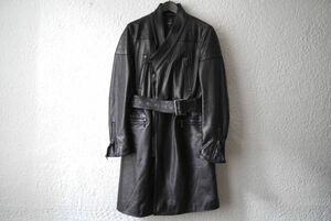 17AW YOROI RIDER'S COAT ヨロイライダースコート レザージャケット / [-] MINUS(マイナス)