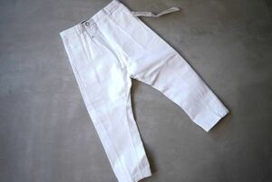 16SS LOW CROTCH TROUSERS クロップドパンツ ホワイト Size6 / taichi murakami(タイチムラカミ)