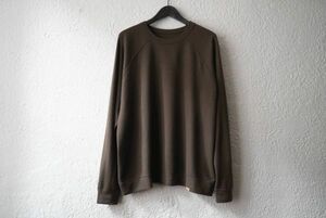 16AW Super140's Wool ウォッシャブルウールスウェット カーキ / COLINA(コリーナ)