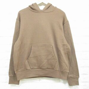 【blurhms ROOTSTOCK】未使用品◆ブラームス ROOTS-F2010/Cotton Wide-Wale Hoodie P/O/リブ パーカー/キャメル◆3