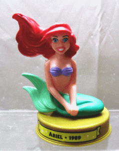 US version McDonald's happy mi-ru100years Magic Ariel 1989(BOX-H) figure Little Mermaid 