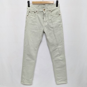 W25 美品 B SIDES JEANS ビーサイド ジーンズ デニムパンツ 3710600494 4730 ライトグリーン ロンハーマン レディース