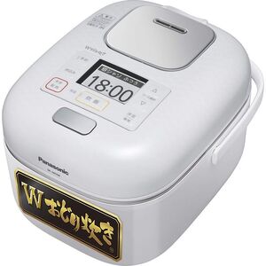 パナソニック 炊飯器 3合 一人暮らし 可変圧力IH Wおどり炊き 豊穣ホワイト SR-JW058-W