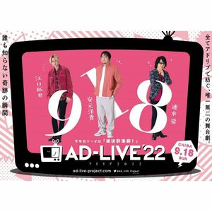 「AD-LIVE 2022」 第4巻 （江口拓也×安元洋貴×速水奨）(通常版) DVD